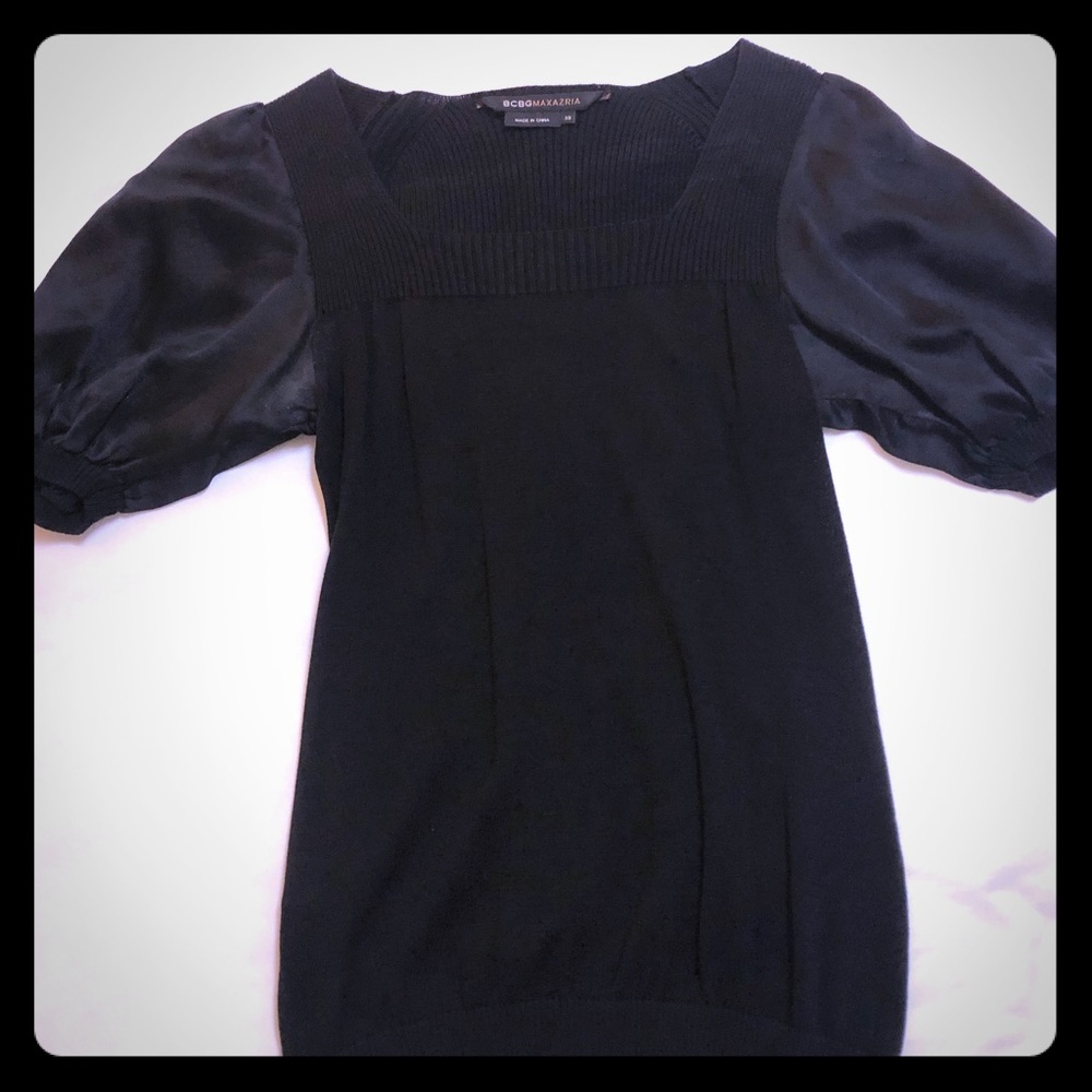 BCBG MAXAZRIA Silk/Cotten Algodon/Cashmere Sweater